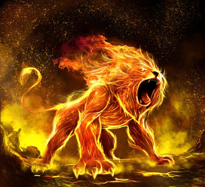 елемент огън лъв 1